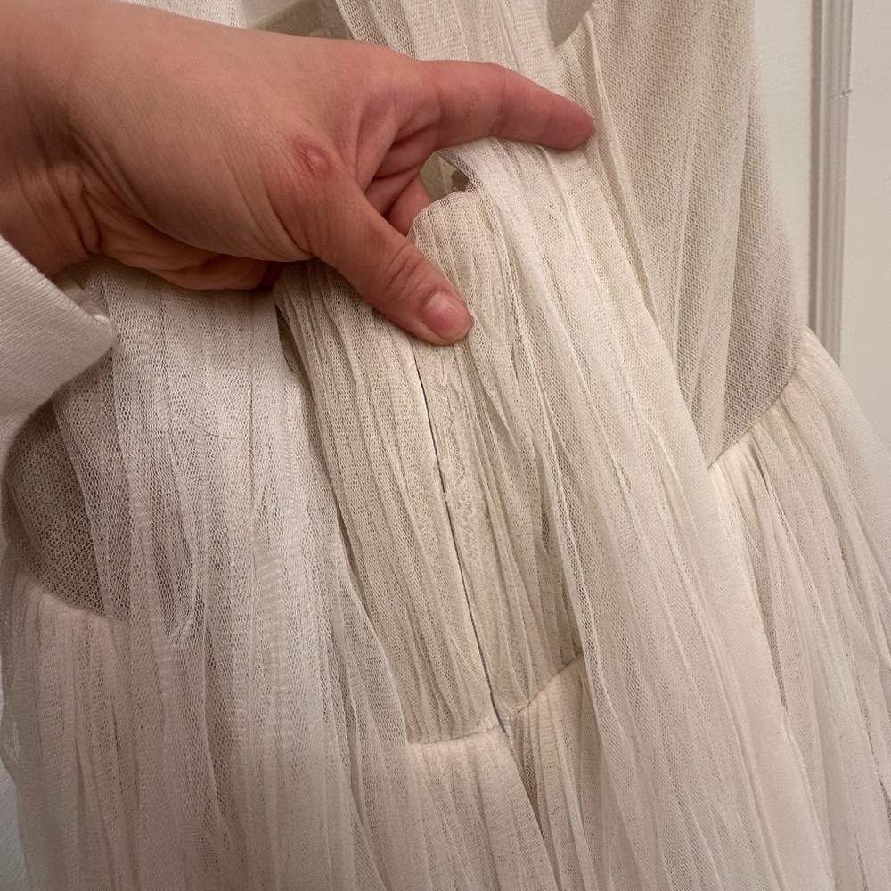 Watters Reko Strapless Corset Wedding Gown  - Anthropolgie 8 - Picture 6 of 9